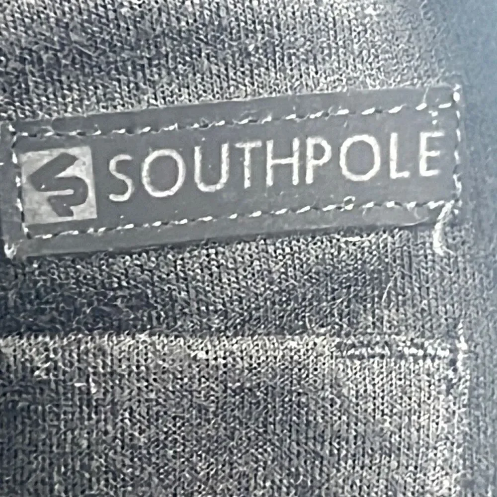 South Pole Men’s Black Drawstring Waist Sweatpants Size Small